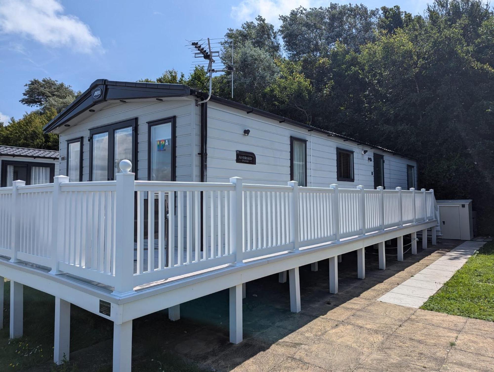 Stunning Caravan With Panoramic Views Weymouth Littlesea Haven Wyke Regis Bagian luar foto